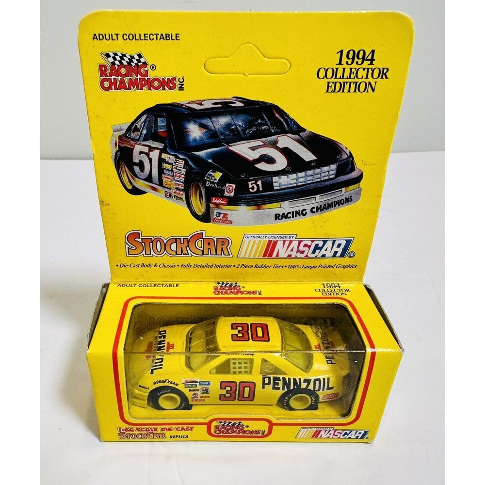 Michael Waltrip #30 Pennzoil 1/24 Racing Champions‎ 1994 Diecast